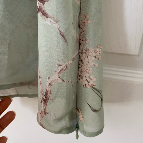 PREEN BY THORNTON BREGAZZI Original Print Ruffle Floral Blouse EUC Size - M - Picture 12 of 16